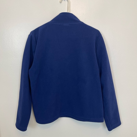 Minnie Mouse Embroidered Disney Quarter zip Fleece Pullover Sweater Size M - Picture 2 of 10